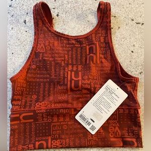 Lululemon tank top size 6 Power Pivot Everlux-Tank *Motif - Brand New with tag